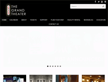 Tablet Screenshot of grandtheater.org